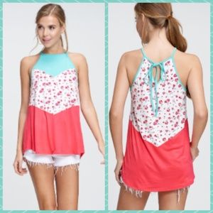 sleeveless color block knit top pack of 4